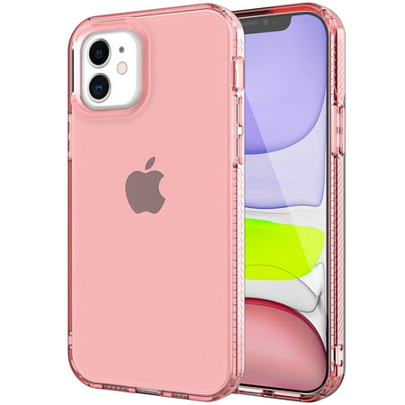 iPhone 12 Mini Case, Allytech Ultra Slim Shell Bumper Defender Shockproof Anti-yellow Wireless Charging Support TPU Case Cover for Apple iPhone 12 mini 5.4", Pink