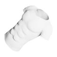thumbnail image 2 of Decodeary Muscle Enhancer Shirt Padded Bodybuilder Suit For Men Looking Instantly Fit And For Long Time . Padded Muscle Shirt White S, 2 of 6