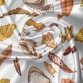 thumbnail image 5 of Ambesonne Nautical Valance Pack of 2, Retro Style Sea Shells, 54"X18", White and Multicolor, 5 of 5