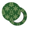 thumbnail image 2 of Daiia Christmas (2) Stool Covers Round,Round Bar Stool Covers Waterproof Bar Chair Covers Washable Stool Cushion Slipcover for 12-14 Inch Chair-13 inch, 2 of 7