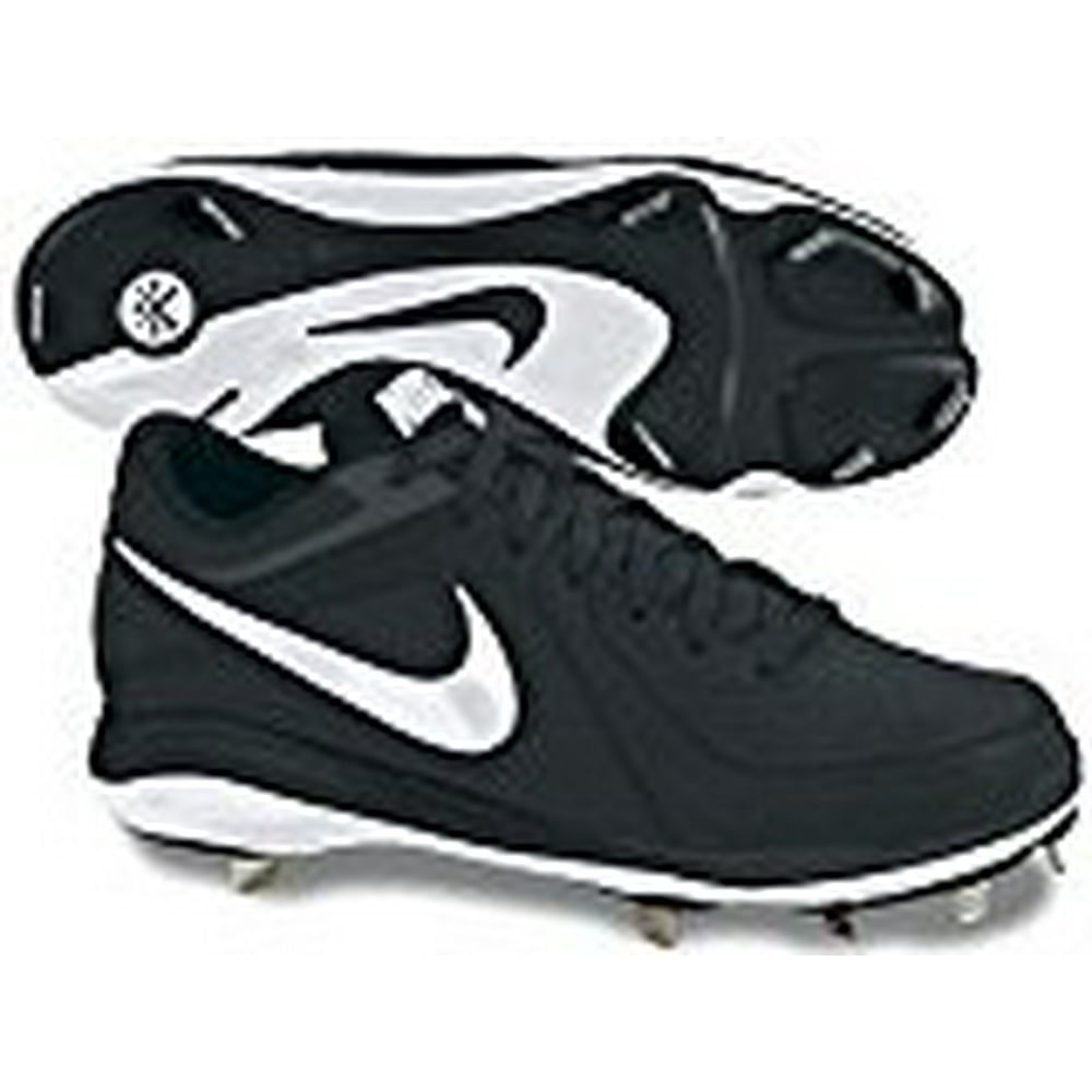 Nike Air MVP Pro Metal Baseball Cleat, 8.5 D US,Black/White Walmart