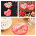 thumbnail image 3 of 25 bolsas de joyería con forma de corazón, autosellables, para regalos de fiesta, transparentes, para decoración, con cierre hermético, 3 of 8