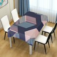 thumbnail image 4 of Yayeee Tablecloths 60" x 60" Rectangle Wrinkle Resistant Party Table Cover, Dark Cubes, 4 of 8