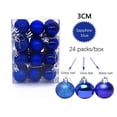 thumbnail image 2 of KCEHTA 24 Pcs Christmas Balls Ornaments, Christmas Tree Ball Ornaments Set Plastic Shatterproof Christmas Ball Hanging Ornaments for Xmas Tree Home Party Decor, 2 of 6