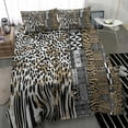 thumbnail image 4 of Africa Tribal Pattern Mixed Leopard Skin Bedding Set LT9, 4 of 7