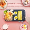 thumbnail image 4 of Topwit Hot Pot Electric with Grill, 2 in 1 Indoor Non-stick for Steaks, Shabu Shabu, Noodles, Simmer and Fry, Korean BBQ Grill, Independent Dual Temp, 4 of 7