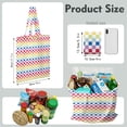 thumbnail image 4 of Retro Plaid Canvas Tote Bag Buffalo Checkered Pattern Vintage Style Geometric Design Rustic Aesthetic Cute Reusable Foldable Shopping Tote, 4 of 6