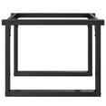 thumbnail image 3 of vidaXL Pieds de Table Basse Cadre en O 60x40x38 cm Acier, 3 of 5