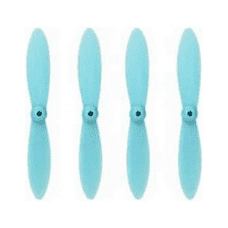 Image of HobbyFlip All Blue Nano Quadcopter Propeller blade Set 30mm Compatible with FuQi FQ777 124 Pocket Drone