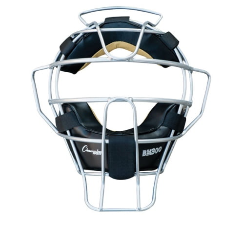 Champion Sports Umpire Face Mask Ultra Lightweight Silver by Champion Sports
