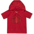 thumbnail image 2 of Spiderman Boys 3 Piece Hooded Tee and Short Set, Toddler, 2 of 7