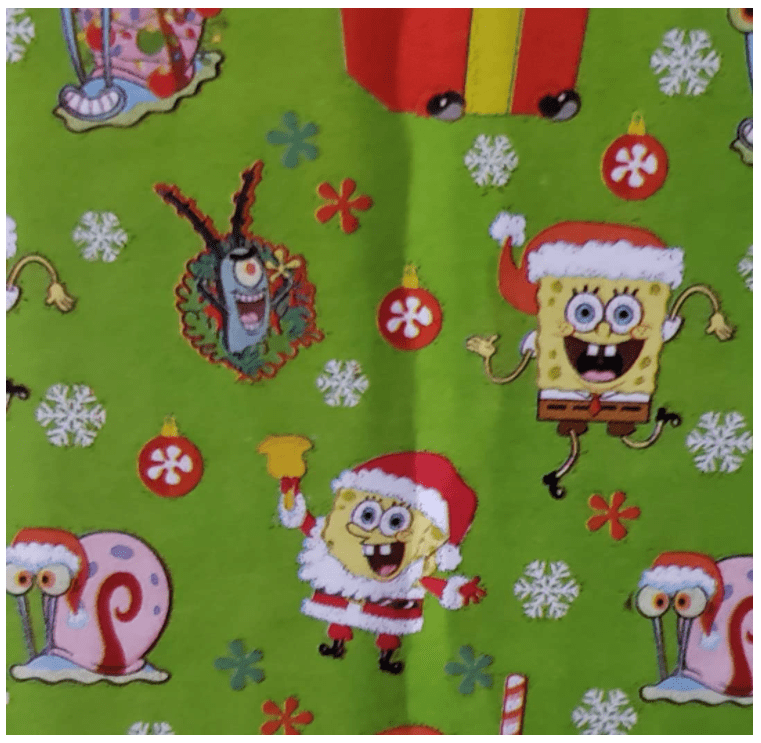 SPONGE BOB WRAPPING PAPER ROLL GIFT WRAP ANY OCCASION 20 SQUARE FEET 