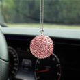 thumbnail image 3 of Colgante colorido creativo del coche del diamante artificial de para los accesorios interiores del espejo Rosa Sunnimix colgante de coche, 3 of 6