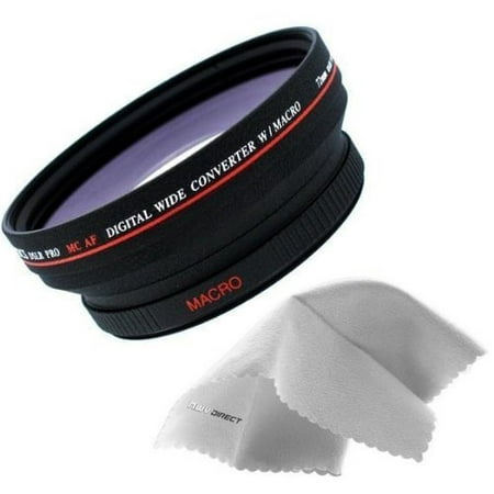 Image of Nikon Coolpix P510 0.5x High Definition Wide Angle Lens (67mm) Made By Optics + Lens Adapter (67mm) + Nwv Direct Micro F
