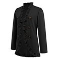 thumbnail image 5 of Women Halloween Costumes Gothic Jacket Coat Ladies Ruffled Open Button Jacket New Long-Sleeved Short Suit Solid Color Party Jacket, 5 of 5