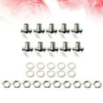 thumbnail image 3 of AURARMLET 10Pcs Chrome Jack Plugs with Plated Finish for Guitar Hardware, 3 of 8