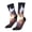 2 Black-2, variant on Fox Couple Print Adult Socks for Men & Women,Calf Socks, Ankle Socks,Boots Socks,Breathable Casual Sock,Unisex Crew Socks