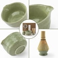 thumbnail image 5 of &zwnj;Kit de Matcha Ceremonial 5 Piezas - Set Premium con Agitador de Bamb&uacute;, Chasen, Cuchara Medidora, Taz&oacute;n Chawan y Colador para Preparaci&oacute;n de T&eacute; Mat, 5 of 5
