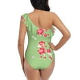 thumbnail image 5 of Honeii Cute Poodle Dog for women's one-piece swimsuit featuring a chic one-shoulder design experience elegance and style in the water-X-Large, 5 of 6