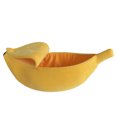 thumbnail image 1 of Banana Cat Bed House Puppy Cojín Kennel Portable Warm Pet Basket Supplies Mat Carevas Perrera, 1 of 7