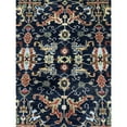 thumbnail image 3 of EORC KC30808NV10X14 Hand Knotted Wool Serapi Design Rug, 10' x 14', Navy / Red Area Rug, 3 of 4