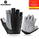 thumbnail image 2 of ROCKBROS ciclismo bicicleta guantes medio dedo a prueba de golpes transpirable MTB bicicleta de montaña guantes deportivos hombres mujeres equipo de ciclismo Tan Jianjun unisex, 2 of 2