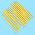 thumbnail image 4 of 14Pcs DIY Plastic Clay Sculpting Set Pottery Shaper Polymer Modeling Hand Tool(yellow), 4 of 7