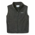 thumbnail image 5 of Columbia Boys' Little Steens Mountain Fleece Vest, Charcoal Heather, X-Small Petite, 5 of 9