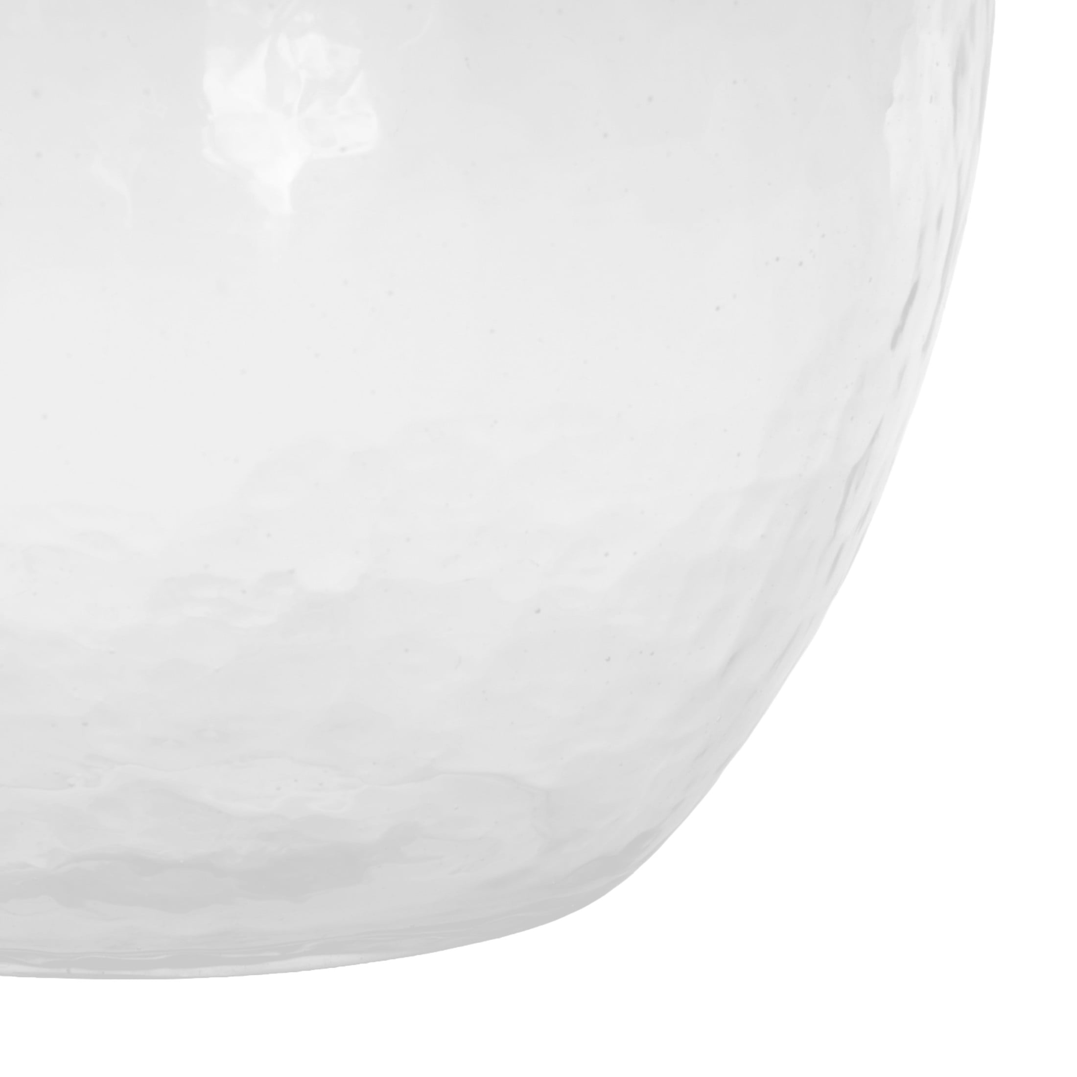 DecMode 12" Wide Glass Vase