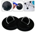 thumbnail image 3 of 6 Pack Stainless Steel D-Ring Patch for Inflatable Boat Kayak Dinghy D-Ring, 3 of 9
