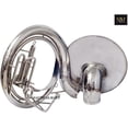 thumbnail image 2 of Brass Bb 22" Valve Sousaphone Mouth Piece with Carry Bag Handmade Musical Instrument Gift (Silver), 2 of 3