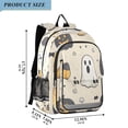 thumbnail image 2 of FORMRS Unisex School Backpack 17" Student Travel Bag with Laptop Compartment, Halloween Black Pumpkins, 2 of 7