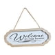 thumbnail image 3 of Bienvenido a Nuestro Letrero de Inicio, Letrero de Bienvenida Rústico para Colgar en La Pared, Colgador de Pared Europeo, Letrero Decorativo Blanco Pa Estilo B Soledad Letrero decorativo, 3 of 10