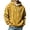 A01_Yellow, variant on Men's Hoodie Waffle Knit Pullover Long Sleeve Casual Loose Fit Sweatshirt Hooded Tops with Pockets Fall Fashion Outfits(A01_Hot Pink,M)