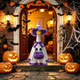thumbnail image 6 of RUINIXCW Halloween Porch Goose Outfits for 23 inch Cement Plastic Goose Statue Accessories Holiday Porch Goose Clothes Ghost Dress Witch Hat Pumpkin Basket Set Yard Patio Lawn Art Decor (No Goose), 6 of 6