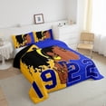 thumbnail image 3 of Castle Fairy Teens Black Girl Queen Comforter Set,Romantic Fashion Bedding Comforter Set, 3 of 8
