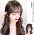 thumbnail image 4 of Pieza de peluca Una pieza Clip en forma de V para cabello Parche para cabello sin costuras Almohadilla para cabello Pieza de cabello largo y rizado para mujer, 4 of 5