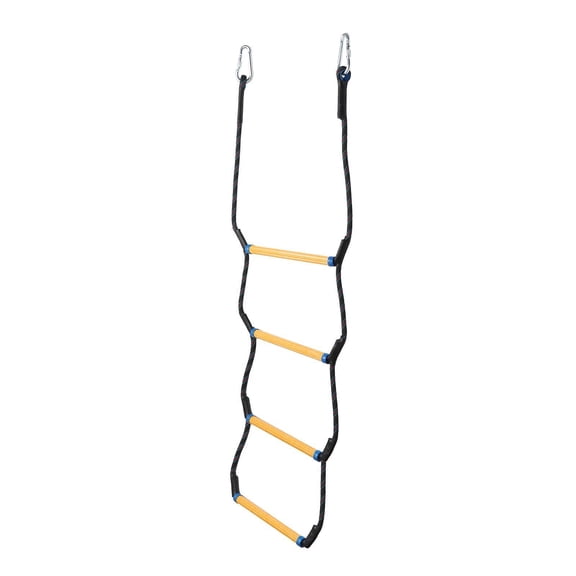 funtasica Boat Rope Ladder,Marine Rope Ladder,Heavy Duty Portable Swim Ladder,Outdoor Climbing Rope Ladder,for Inflatable Boat Kayaking Four Tire
