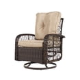 thumbnail image 4 of Sunmthink 3 Galvanized Steel Load-bearing Outdoor Conversation Sets, Brown, 4 of 7