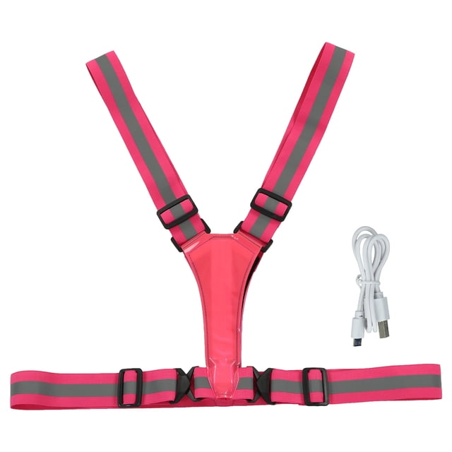 Reflective Running Vest,Reflective Vest USB Charging Night Running Reflective Vest Riding Reflective Vest Built for Precision