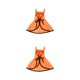 thumbnail image 3 of Greeniant Halloween Mascotas Capa Fiesta Festival Capa decorativa Ajustable Vestir Traje Manto Fotografía Ropa Naranja S Naranja S 2Conjunto, 3 of 6