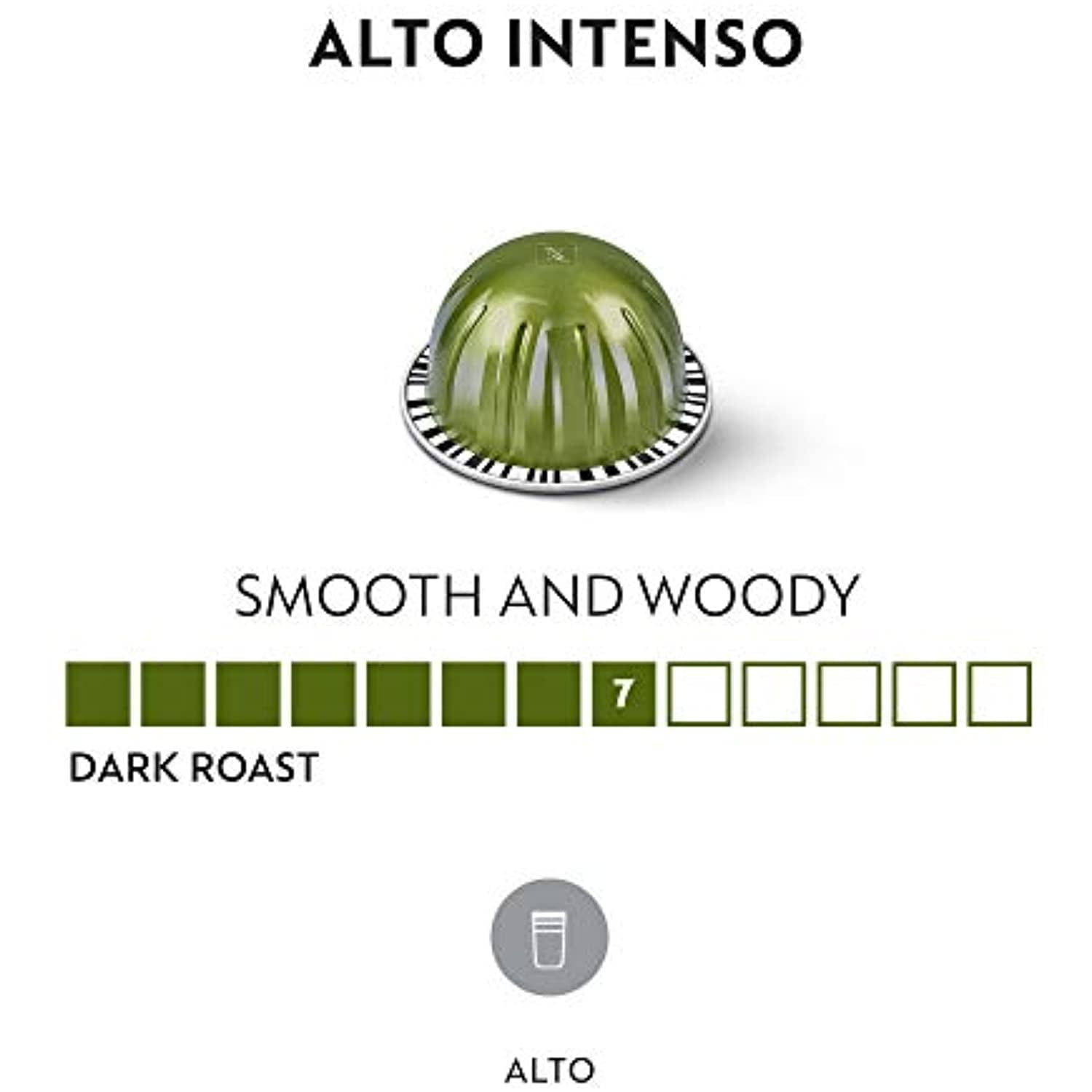 Nespresso Capsules Vertuoline, Alto Xl 