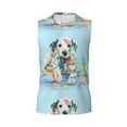 thumbnail image 6 of Picia A Funny Little Dalmatian Puppy mens Cotton Tank Undershirts , Moisture-wicking Ribbed Tanks, Lightweight Cotton Tank Undershirts-Medium, 6 of 8