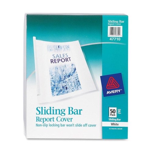 Avery Sliding Bar Report Covers 1/8" Folder Capacity 20 Sheet