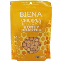 Chic Pea - Biena Chickpea Snacks, Honey Roasted, 5 Oz