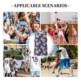 thumbnail image 6 of Sikiie Flowers Basketball Jersey Reversible Men's Mesh Athletic Sports Shirts Training Practice S-4XLX-Large, 6 of 6