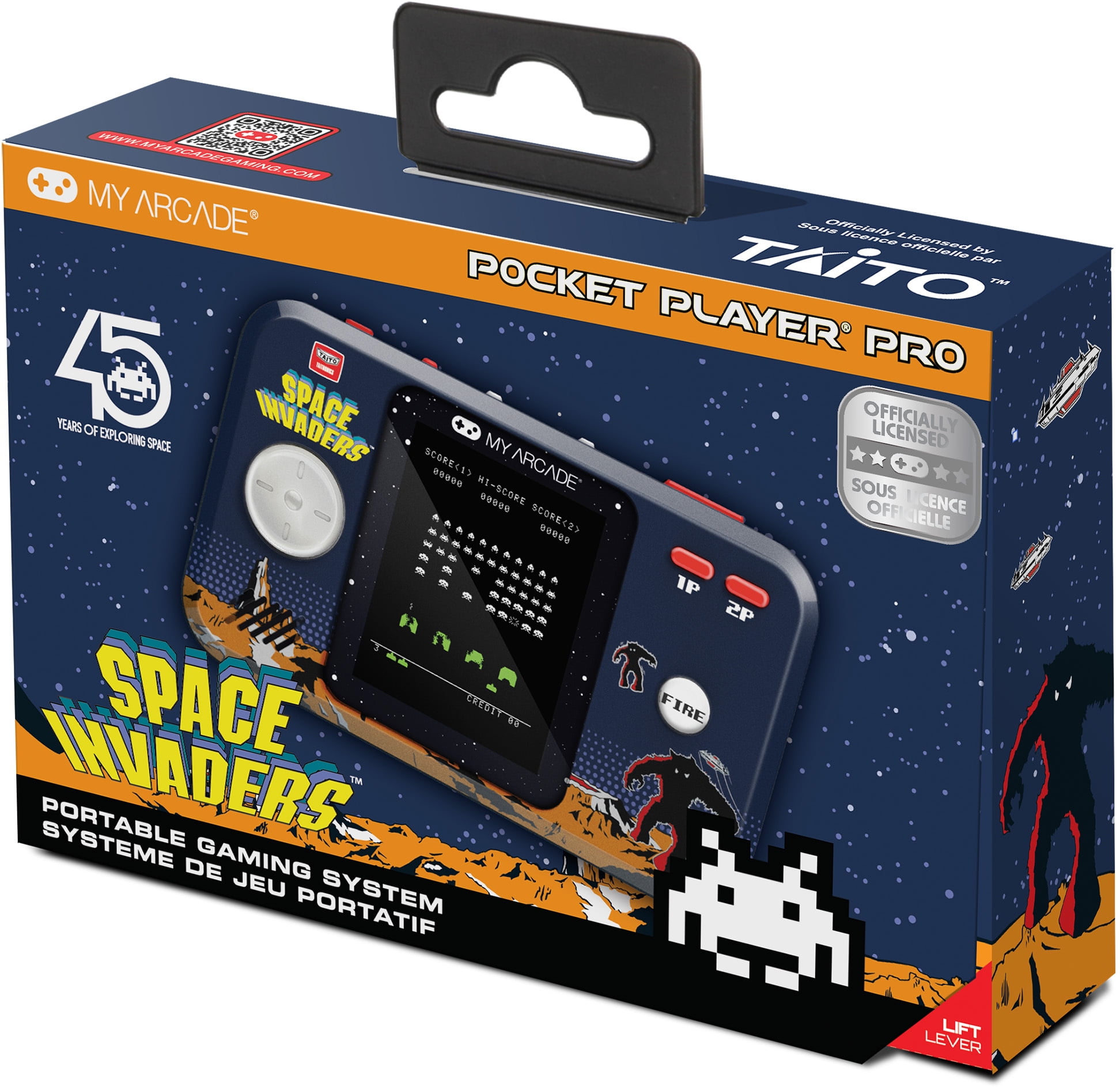 My Arcade, Space Invaders Pocket Player Pro Handheld Portable