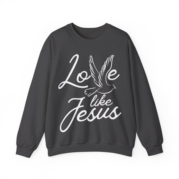 Love Like Jesus Sweatshirt Christian Sweatshirt Religious Dove Shirt Gift