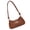 Brown, variant on Shoulder Bag for Women Girls Trendy Evening Clutches Purse Pu Leather Under the Arm Purses Bowknot Purses Handbag Gifts