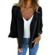 thumbnail image 2 of Chaquetas y abrigos casuales de manga larga sin capucha para mujer, chaqueta casual de manga 3/4, color liso, informal, sin capucha, abrigo, abrigo para mujer, 2 of 6